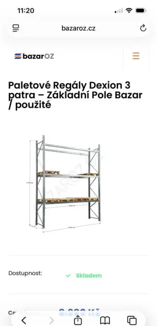 Paletové regály