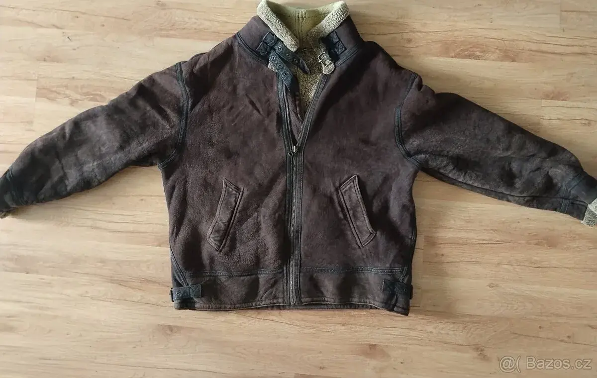 Kožená bunda Maddox Original Shearling kožich vel.3XL/4XL