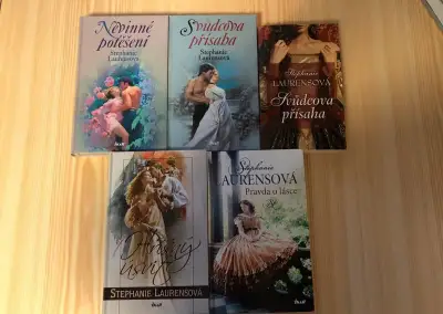 Knihy Stephanie Laurensová, pro ženy, červená knihovna, 4ks
