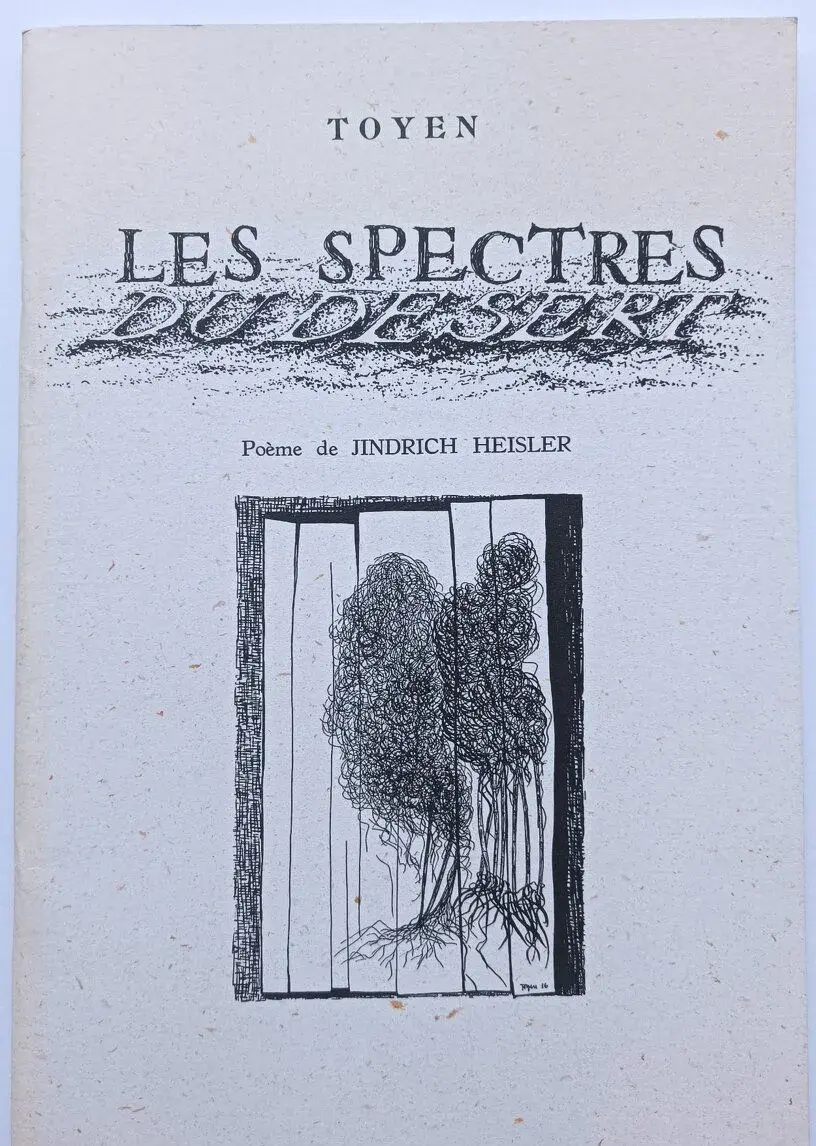 TOYEN - LES SPECTRES DU DÉSERT -PŘÍZRAKY POUŠTĚ - faksimile