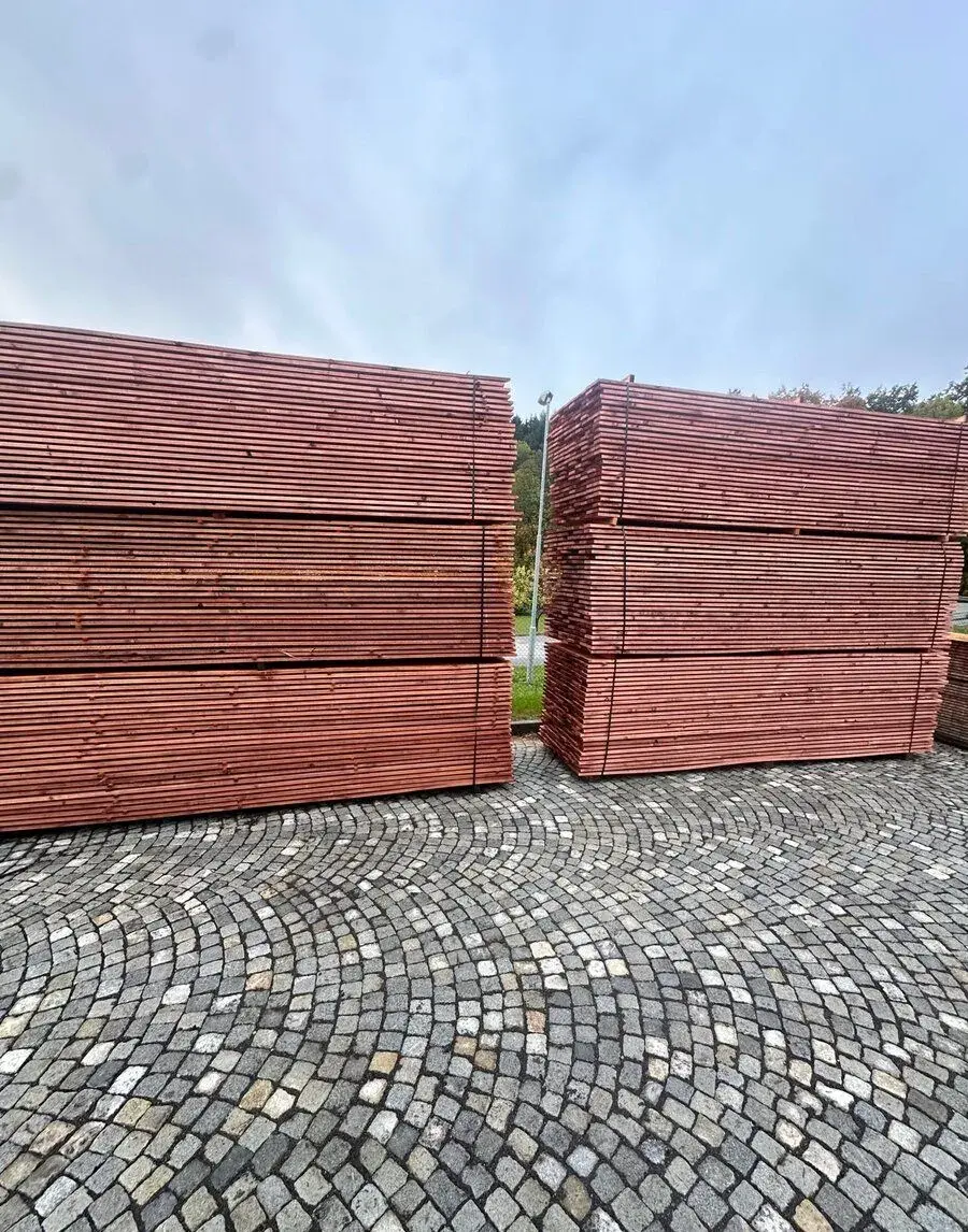 Stavební smrková impregnované prkna