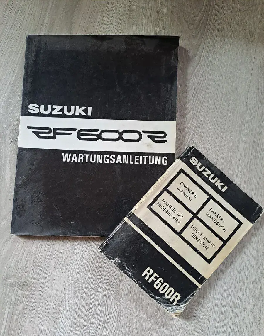 Servisni manuál a uživatelská přirucka Suzuki RF 600