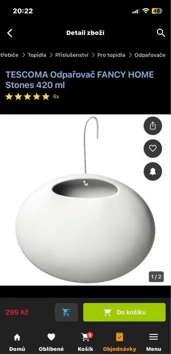Odpařovač na topeni