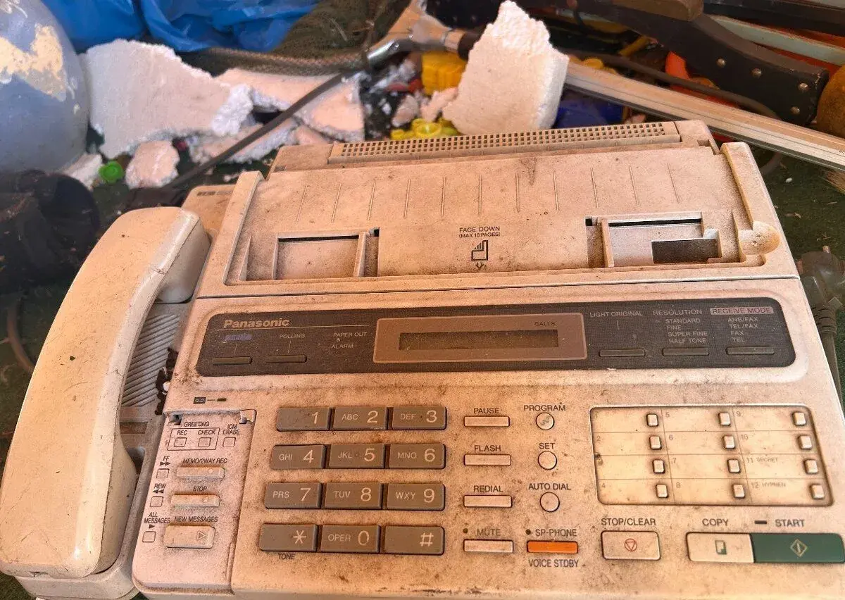 Panasonic fax telefon záznam