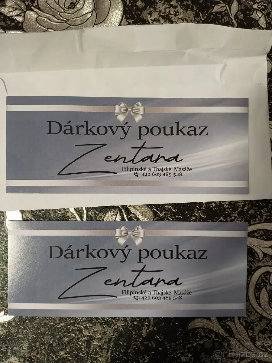 Poukaz na masáž (voucher)