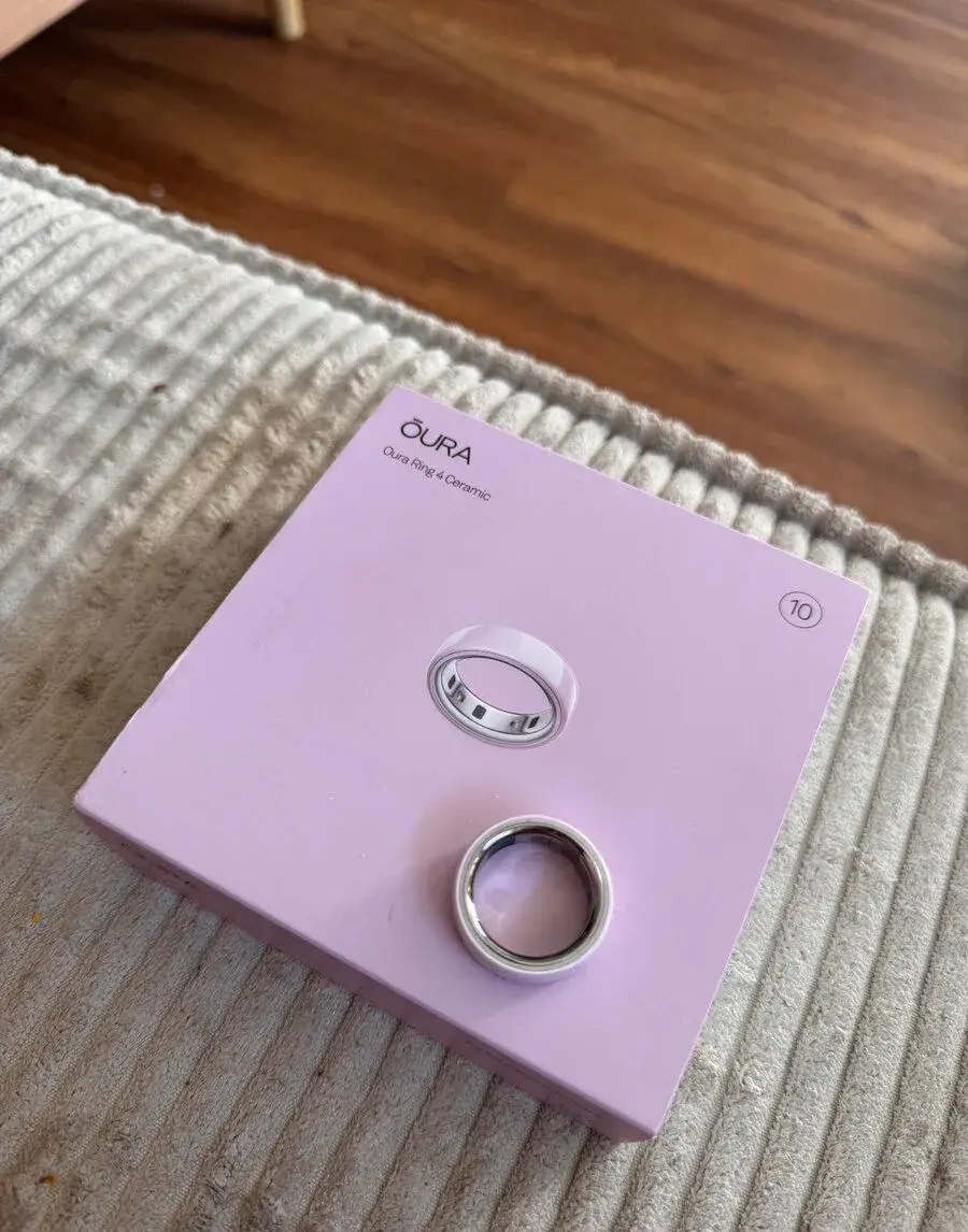 Oura ring 4 ceramic vel. 10