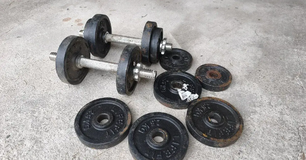 Jednoruční činky Lifefit 2x15 kg