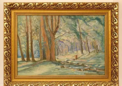 Obraz Šumava, olejomalba 85x64