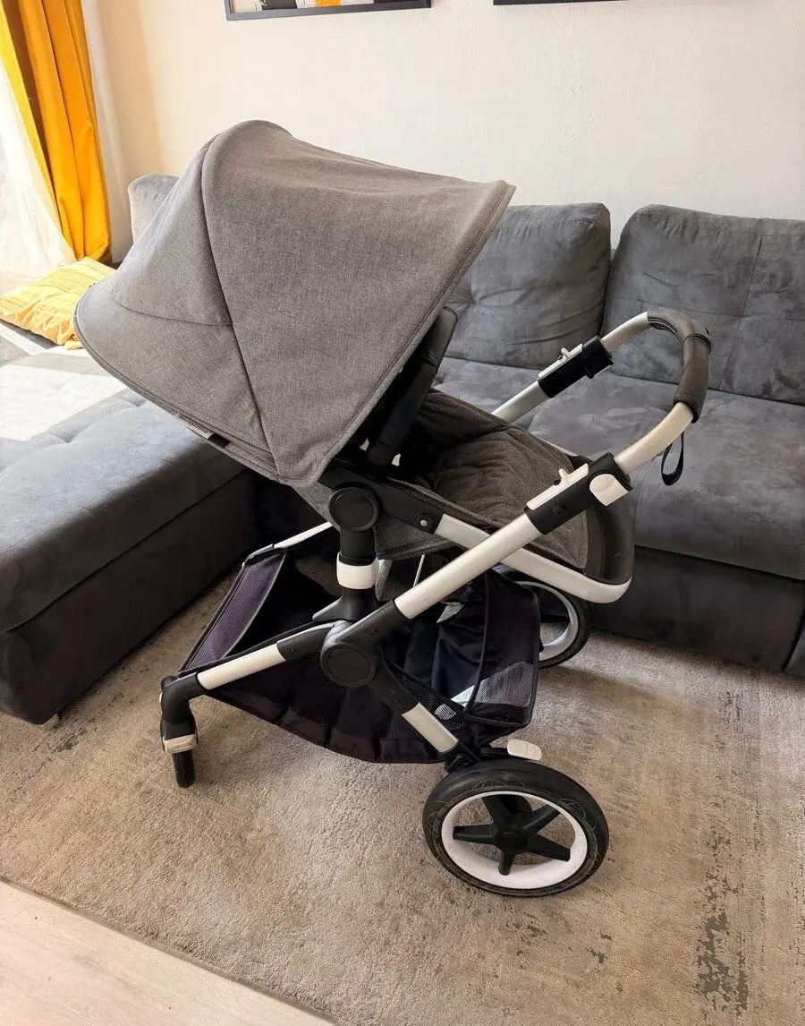 Bugaboo fox 3 - melange grey -trojkombinace