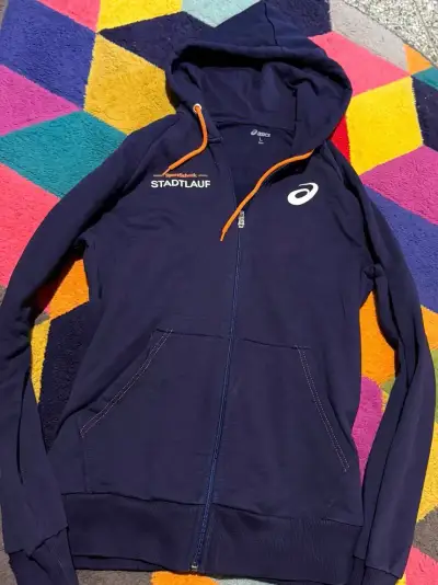 ASICS PÁNSKÁ STYLOVÁ BAVLNĚNÁ KRÁSNÁ MIKINA L