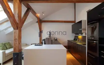 Pronájem půdního bytu 2+kk, 60m2, ul. Cimburkova, Praha 3 -