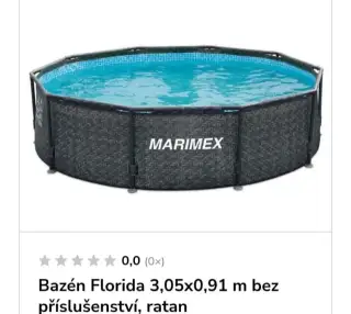 Prodej bazénů včetně příslušenství.