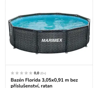 Prodej bazénů včetně příslušenství.