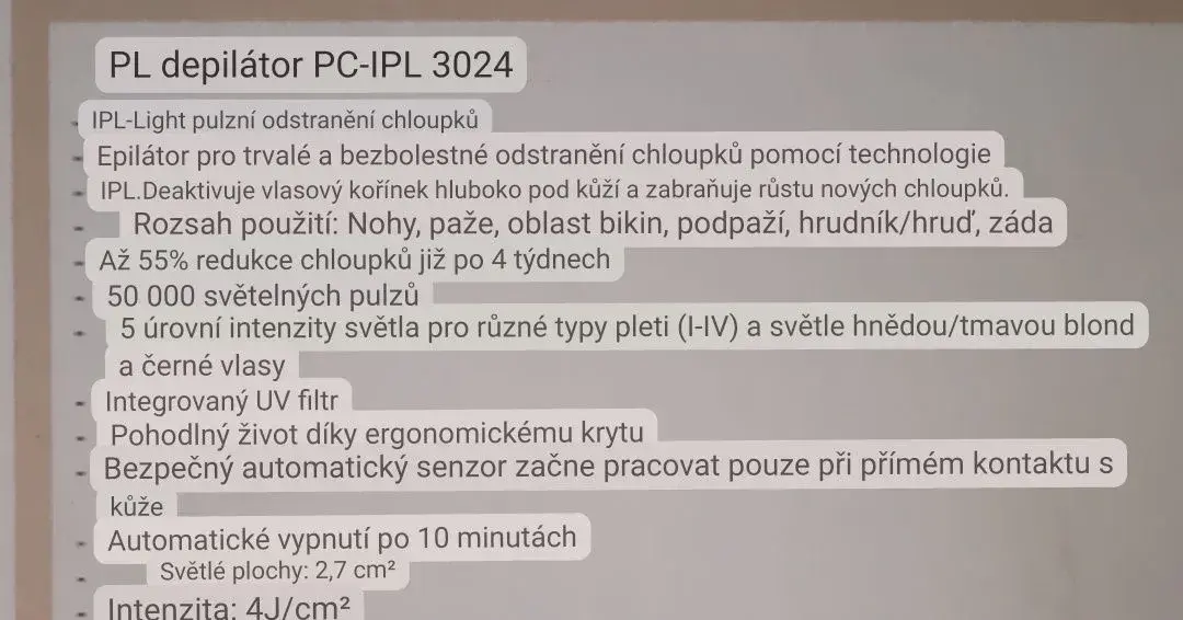 Pulzní epilátor