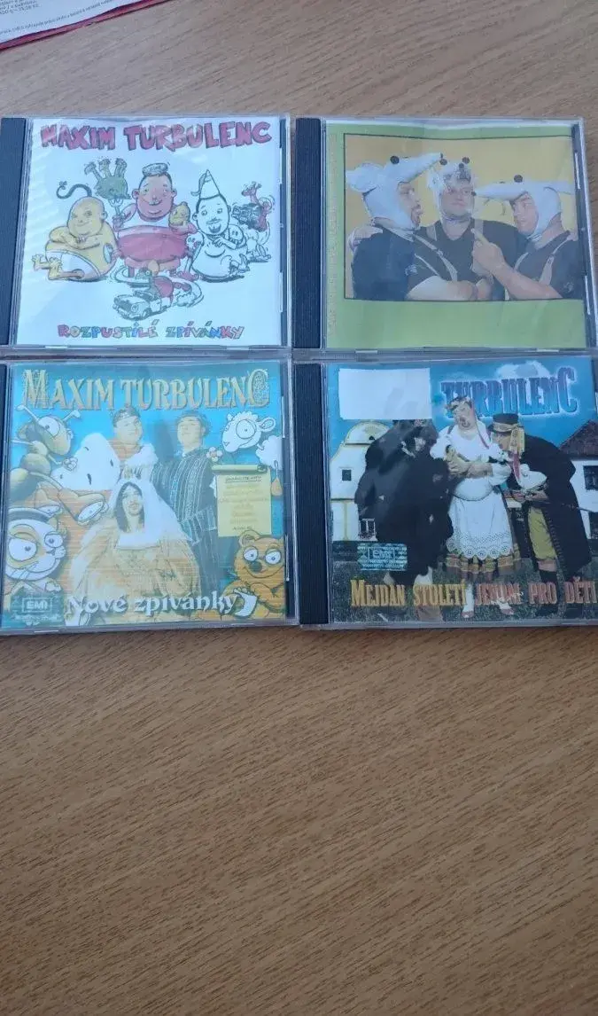 Dětské knížky, CD - Maxim Turbulenc,Pokemoni,.