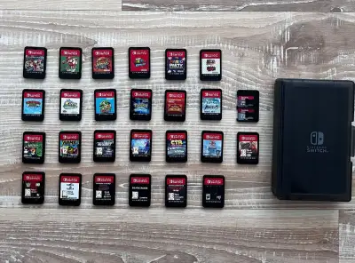 Originální hry na Nintendo Switch bez krabiček