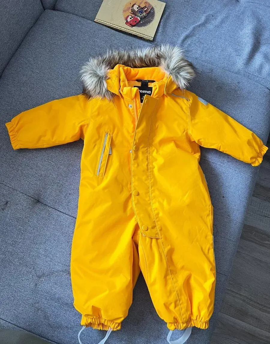 Dětský zimní overal Reima Gotland - Orange yellow