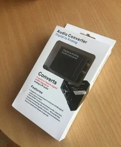 Toslink COAX to RCA optika Cinch DA převodník