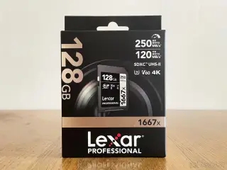 nová Lexar SDXC UHS-II 128 GB U3 V60