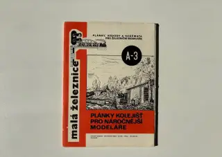 Plánky kolejišť pro náročnější modeláře, A-3, 1983