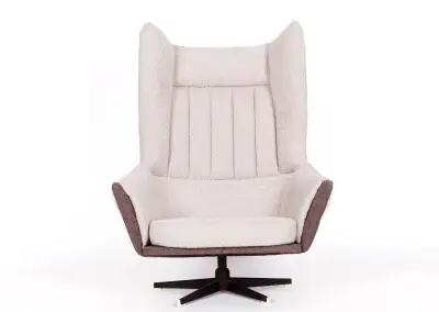 M. Navrátil, přečalouněné velké RETRO křeslo, 1980,