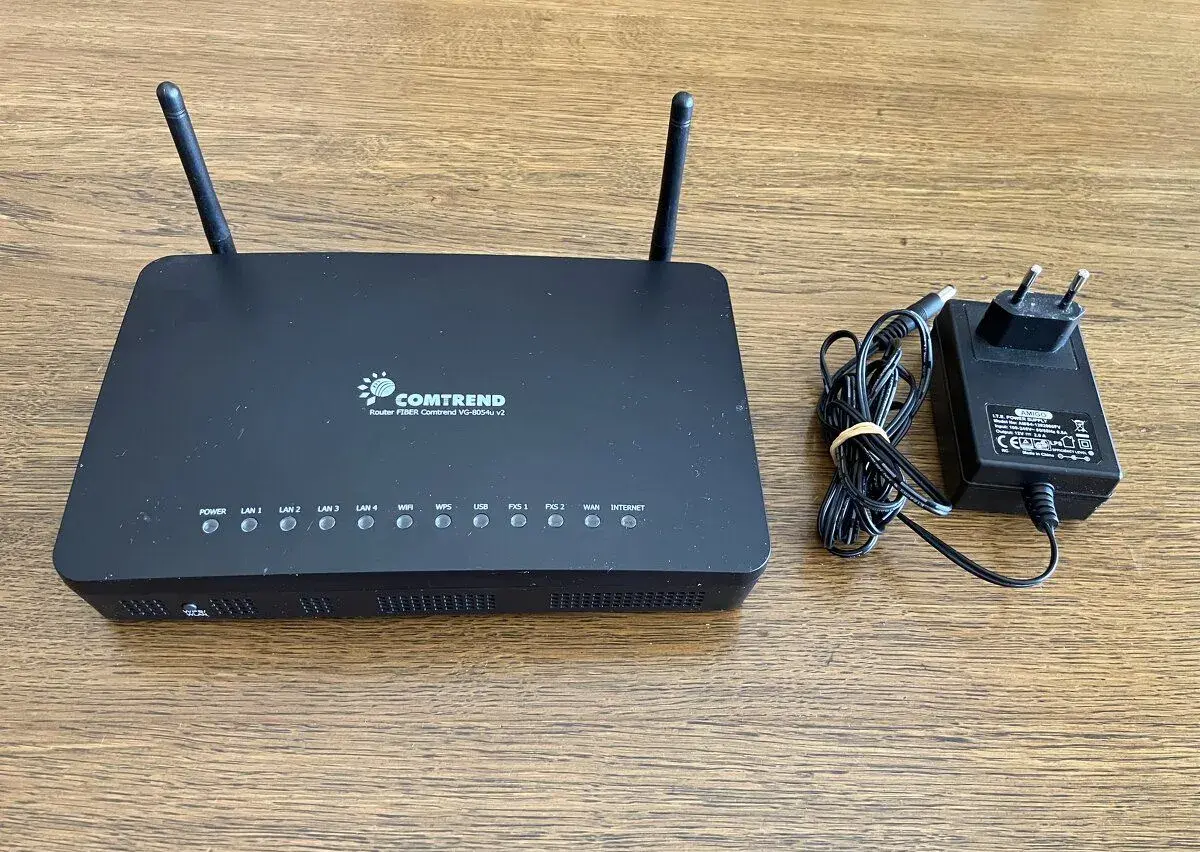 WiFi router fiber Comtrend VG-8054u v2 - O2 Distribuce