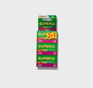 FUJIFILM SUPERIA 200/36 4th color 3pack