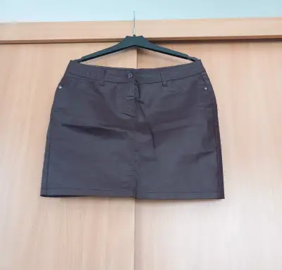 Mini sukně imitace kůže vel. M