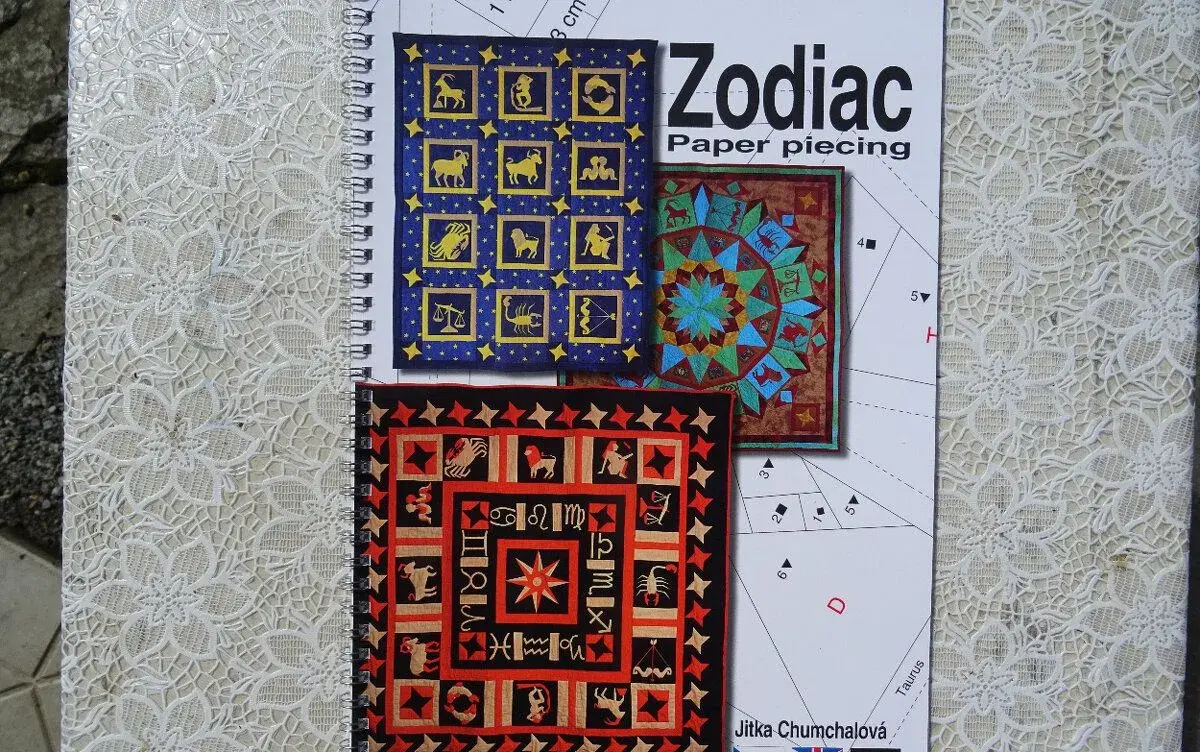 ZODIAC Paper piecing (šití přes papír)