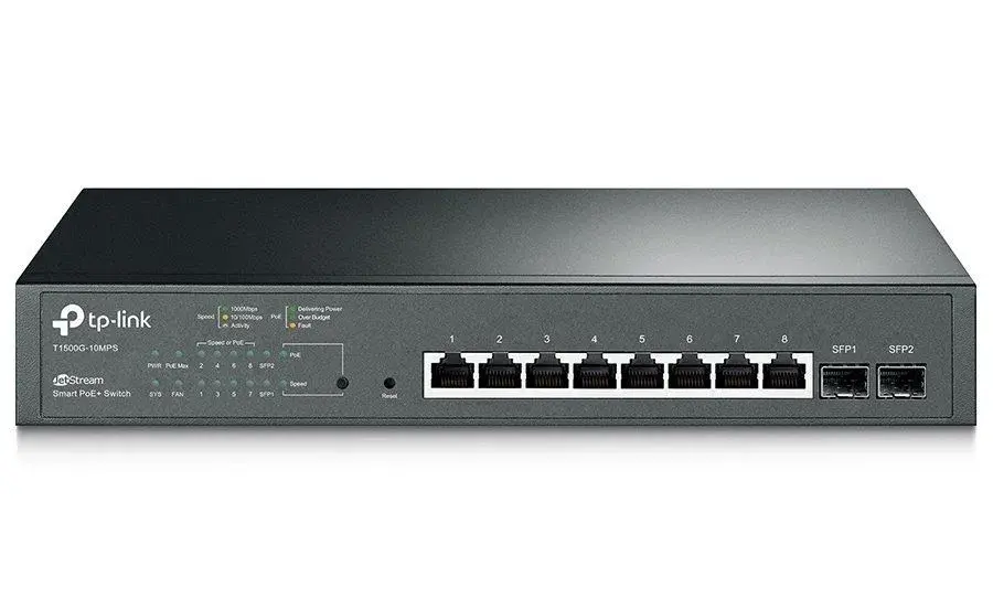 TP-Link T1500G-10MPS – 8portový Gigabit PoE+ Smart Switch