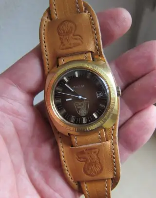 Vzácné hodinky PRIM "POHRANIČNÍ STRÁŽ" 17 jewels funkční