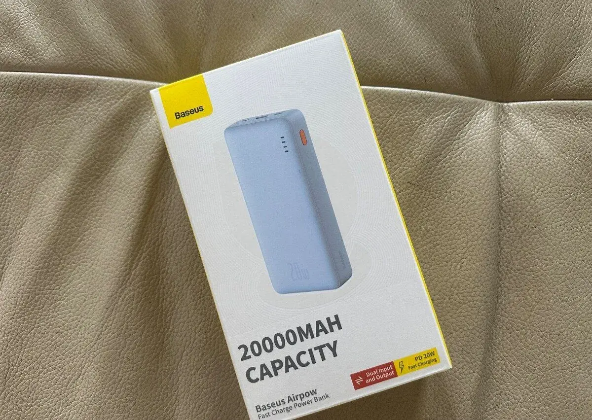 Powerbanka Baseus Airpow 20 000 mAh – nová, nerozbalená