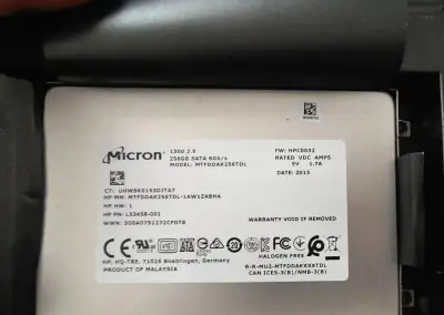 SSD disk 2.5" Micron 256 GB sata