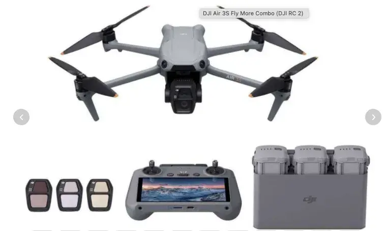 DJI Air 3S Fly More Combo (DJI RC 2)