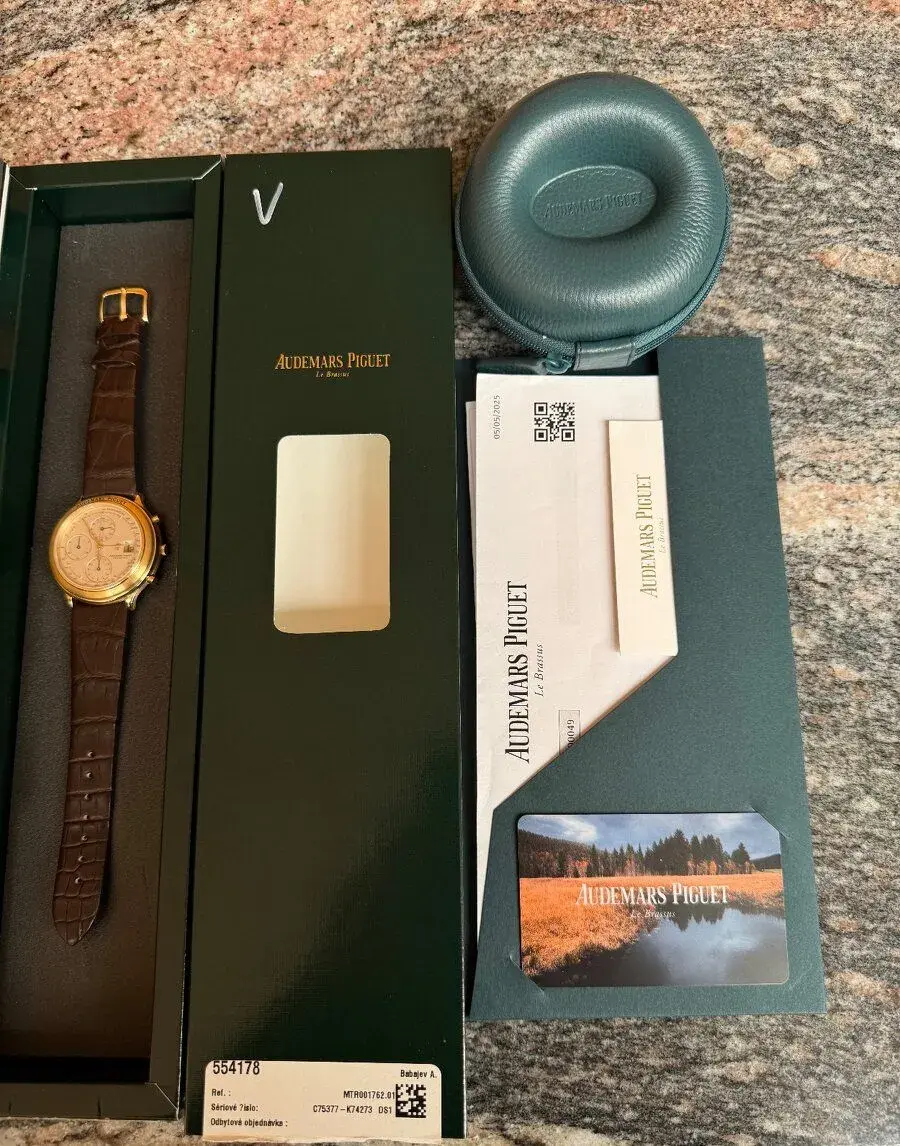 Audemars Piguet Huitième, 18K Gold, Servis AP, Záruka 2 Roky