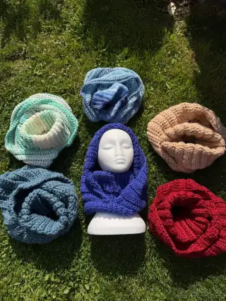 Balaclava/ kukla/ kapuce s rolákem