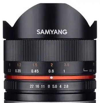 SAMYANG 8mm f/2.8 UMC Fish-eye II (FUJI X)