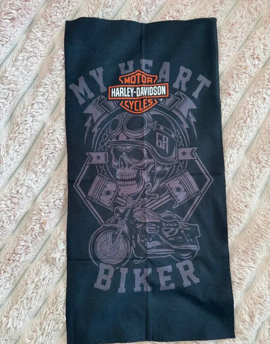 Multifunkční šátek tunel s nápisem Harley Davidson