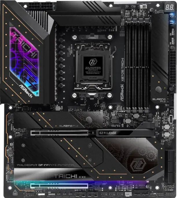 MB ASRock X870E Taichi, patice AM5