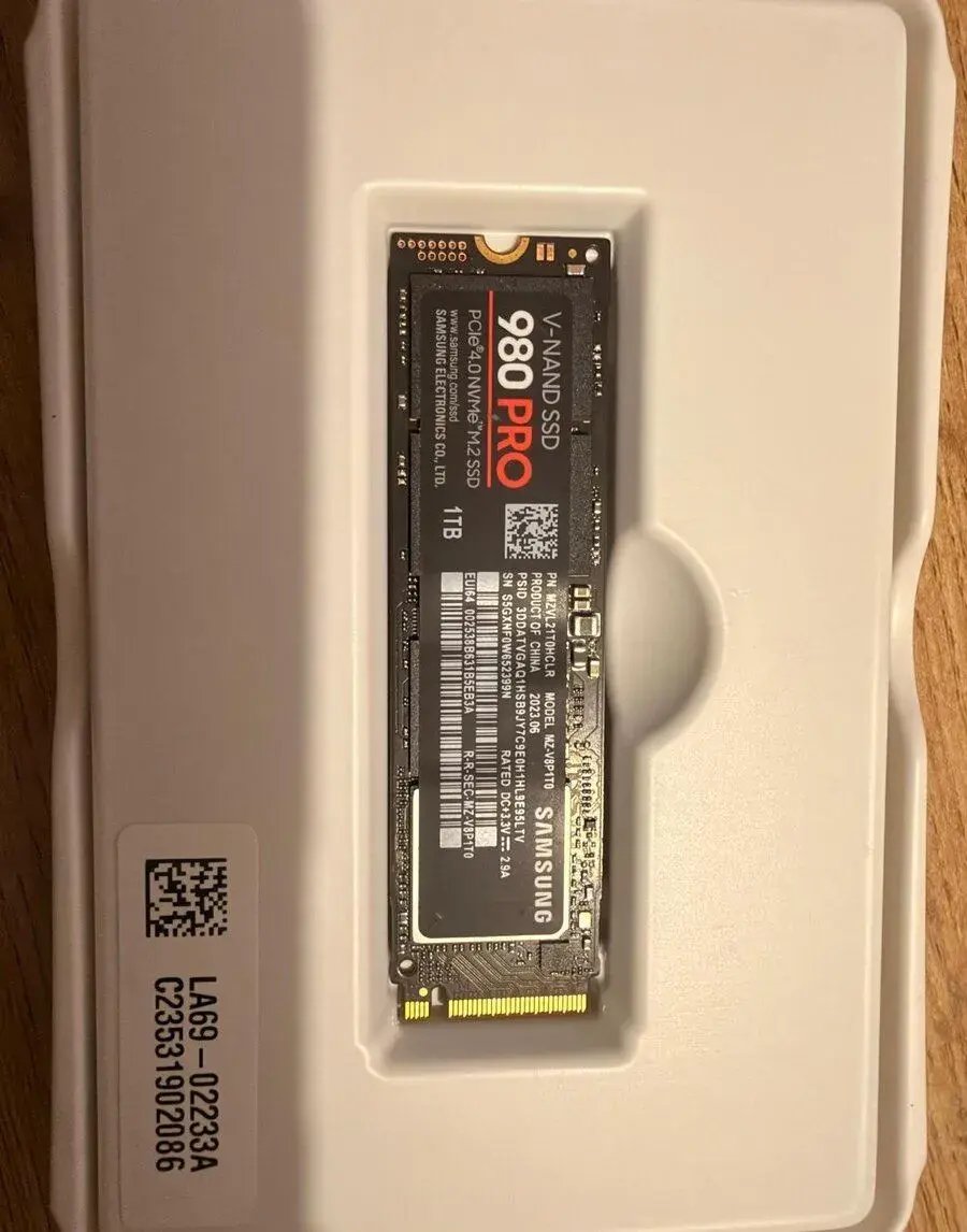 Samsung 980 PRO 1 TB – SSD M.2 NVMe
