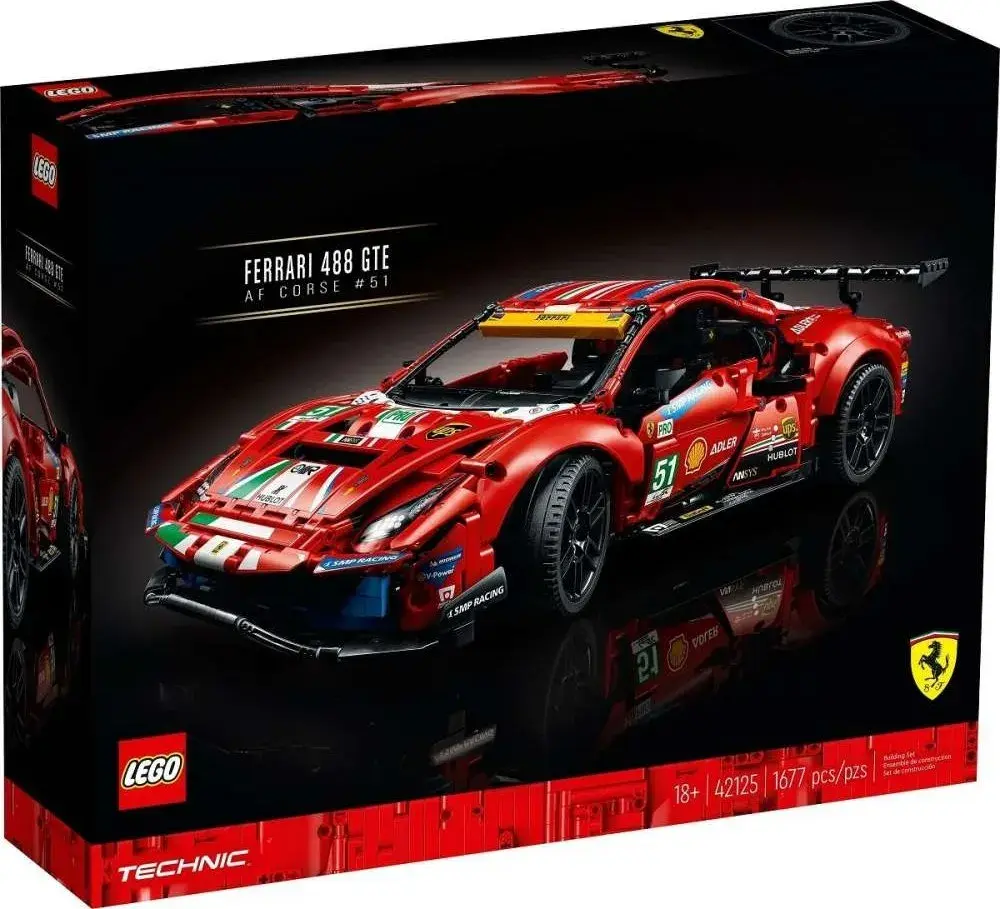 Nerozbalené LEGO Technic 42125 Ferrari 488 GTE AF Corse 51