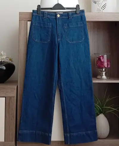 H&M dámské džíny Wide High vel. M/L