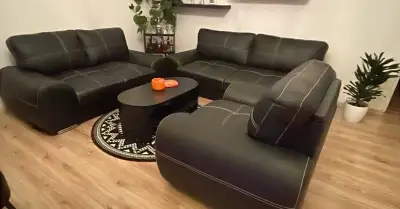 Kožená sedací souprava 3+2+1