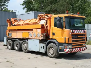 Scania R 124 GB, FEKÁL, 33 TUN, 13 CBM (DVĚ KOMORY 11+2), 3