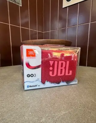 JBL GO 3 červený – nový, nerozbalený