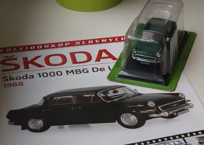 Škoda 1000 MBG De Luxe- DeAgostini 1:43 NEROZBALENÉ