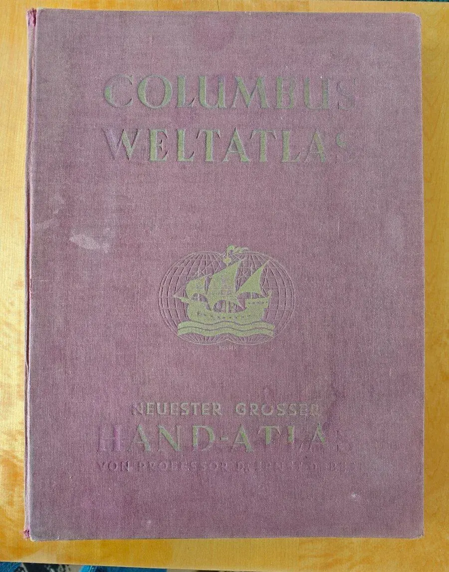 Atlas světa z roku 1935