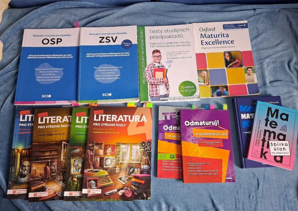 Učebnice k maturitě a přijímačkám