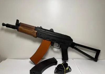 Airsoft AKS-74U CYMA Sport - kov, imitace dřeva, sklopná paž