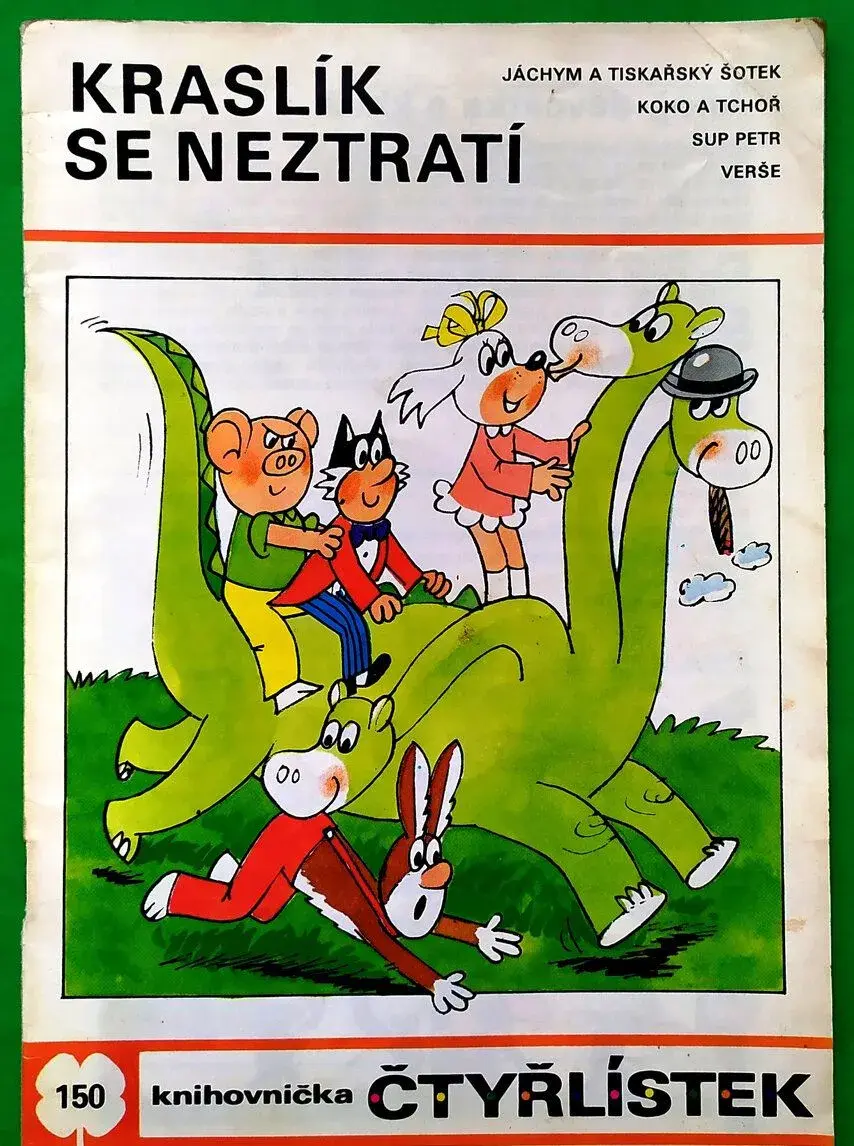 ČTYŘLÍSTEK č. 150/1987 KRASLÍK SE NEZTRATÍ